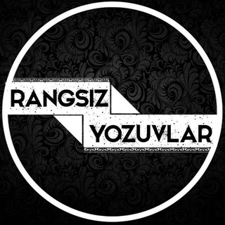 Логотип канала rangsiz_yozuvlar_n1