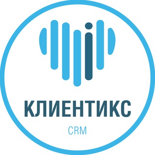 Логотип канала klientikscrm