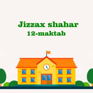 Логотип канала jizzax_12_maktab