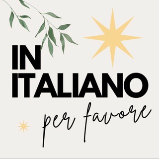 Логотип канала initalianoperfavore