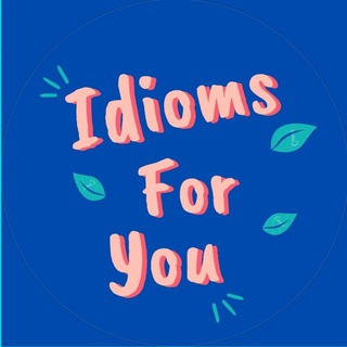 Логотип канала idioms_for_you