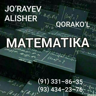 Логотип канала matematika_darslar_online