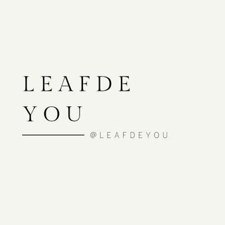 Логотип канала leafdeyou