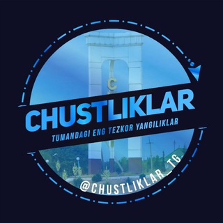 Логотип канала chustliklar_tg