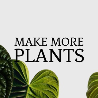 Логотип канала make_more_plants