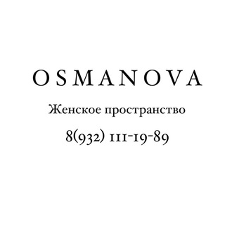 Логотип канала osmanova27