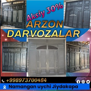 Логотип канала arzon_darvozalari