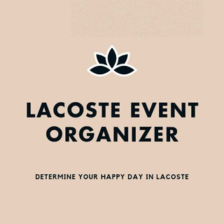 Логотип канала lacosteorganizer