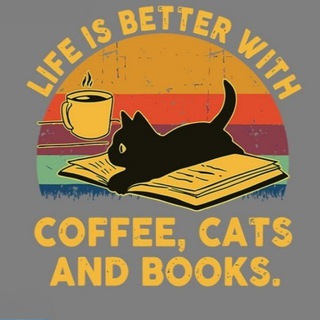 Логотип coffeecatsandbooks