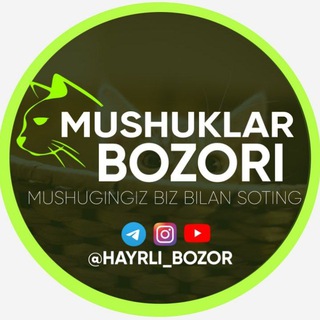 Логотип канала mushuk_bozor_mushuklar_bozori