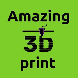 Логотип канала amazing_3d_print