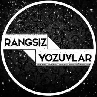 Логотип канала rangsiz_yozuv1