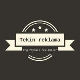 Логотип tekin_reklamala_uzb