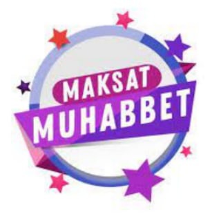 Логотип канала maksatmuhabbet