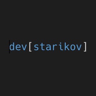 Логотип канала dev_starikov