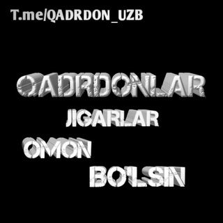 Логотип канала qadrdon_uzb