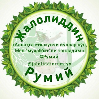 Логотип канала jaloliddinrumiyy