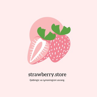 Логотип канала strawberrystoreeeee