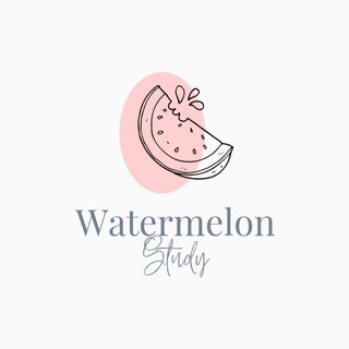 Логотип канала studywith_watermelon