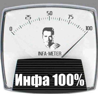 Логотип канала infa100sto