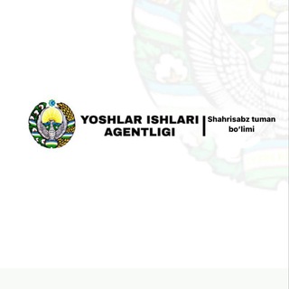 Логотип канала yoshlaragentligishahrisabz