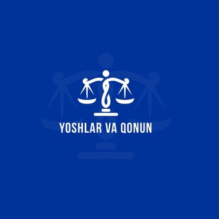 Логотип канала yoshlar_va_qonun