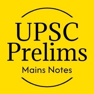 Логотип канала UPSC_Prelims_Mains_Notes