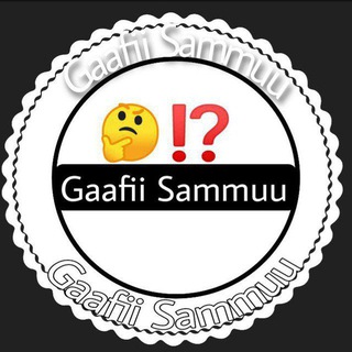 Логотип канала gaafii_sammuu