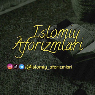 Логотип канала IslomiyAforizmlar