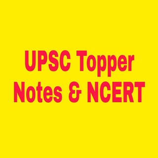 Логотип канала upsc_topper_notes_ncert