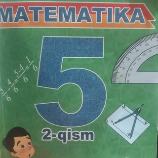 Логотип канала matematika_5_sinf_yechimi