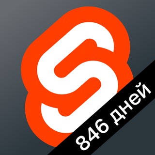 Логотип канала sveltejs