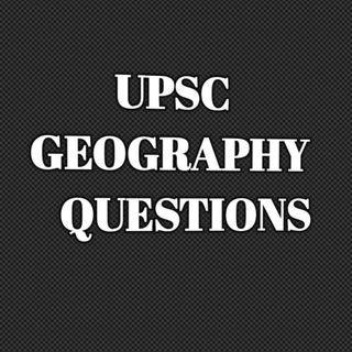 Логотип канала upsc_geography_question