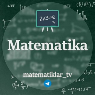 Логотип канала matematiklar_tv