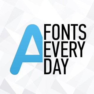 Логотип канала fonts_everyday