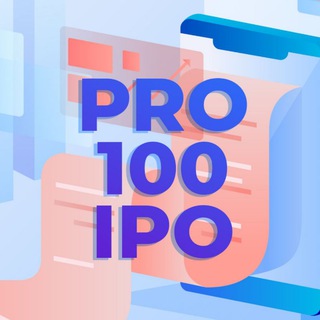 Логотип канала pro100IPO