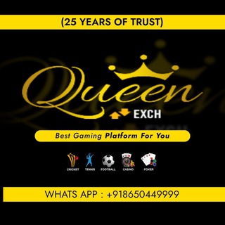 Логотип канала queenexch_official_india