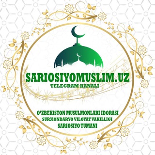 Логотип канала sariosiyomuslimuz