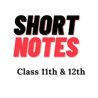 Логотип канала short_notes_for_jee