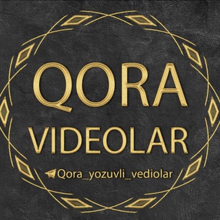 Логотип канала qora_yozuvli_vediolar