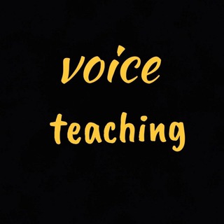 Логотип канала voice_teaching