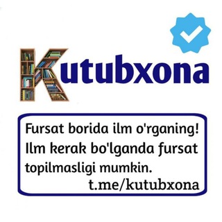 Логотип канала kutubxona