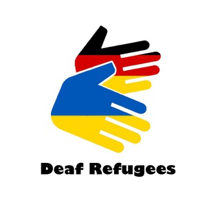 Логотип канала DeafRefugees