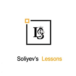 Логотип канала soliyevlessons