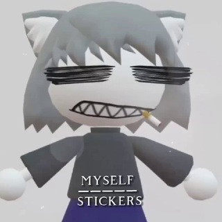 Логотип канала myselfstickers