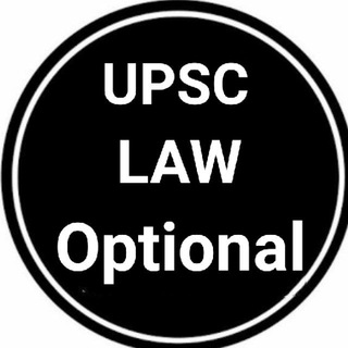 Логотип канала upsc_law_optionals