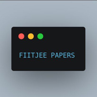 Логотип канала fiitjee_papers