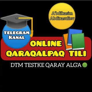 Логотип канала online_qaraqalpaq_tili