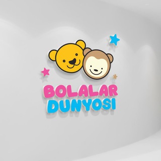 Логотип канала bolalardunyosi_uz