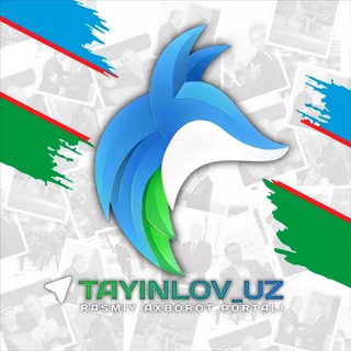 Логотип канала tayinlov_uz